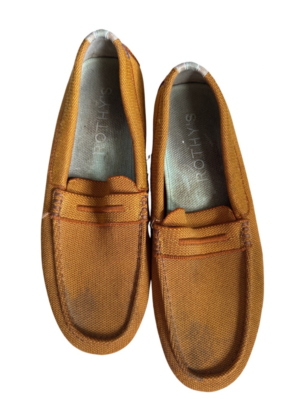 Rothy's Womens Drivers Slip-On Loafers in Cognac Size 11